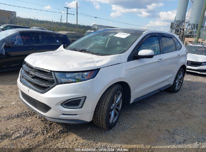 Lot #3035095543 2018 FORD EDGE SPORT