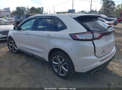 Lot #3035095543 2018 FORD EDGE SPORT