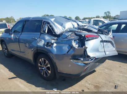 Lot #2992825185 2021 TOYOTA HIGHLANDER XLE