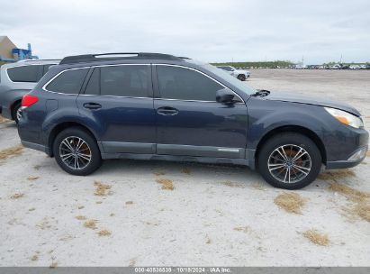 Lot #2992825406 2010 SUBARU OUTBACK 2.5I LIMITED