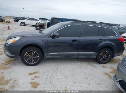 Lot #2992825406 2010 SUBARU OUTBACK 2.5I LIMITED