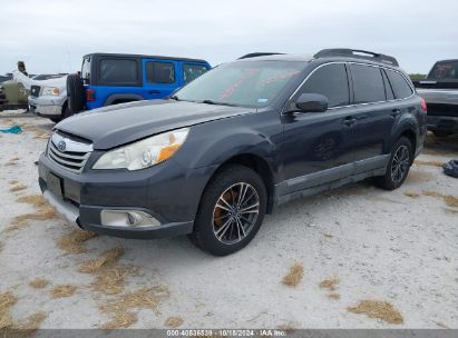 Lot #2992825406 2010 SUBARU OUTBACK 2.5I LIMITED