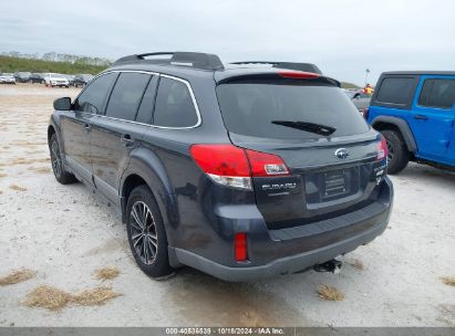 Lot #2992825406 2010 SUBARU OUTBACK 2.5I LIMITED