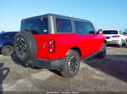 Lot #2992825401 2022 FORD BRONCO OUTER BANKS