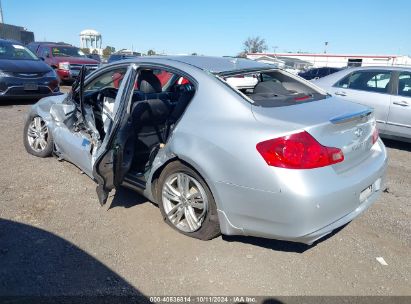 Lot #2992825396 2012 INFINITI G37X