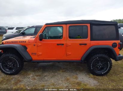 Lot #2992825336 2019 JEEP WRANGLER UNLIMITED RUBICON 4X4