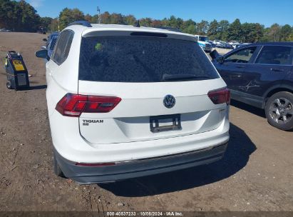 Lot #2995299707 2020 VOLKSWAGEN TIGUAN 2.0T SE/2.0T SE R-LINE BLACK/2.0T SEL