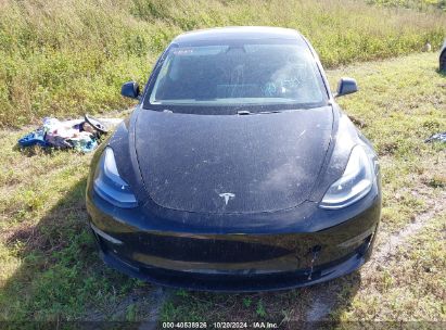 Lot #2995283417 2021 TESLA MODEL 3 STANDARD RANGE PLUS REAR-WHEEL DRIVE