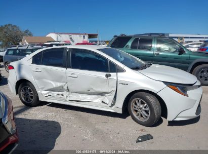 Lot #2995300203 2020 TOYOTA COROLLA HYBRID LE