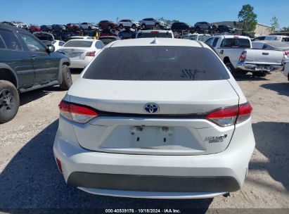 Lot #2995300203 2020 TOYOTA COROLLA HYBRID LE