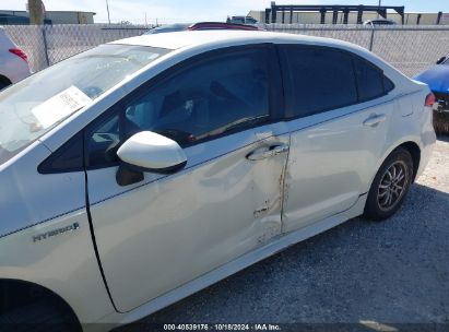 Lot #2995300203 2020 TOYOTA COROLLA HYBRID LE