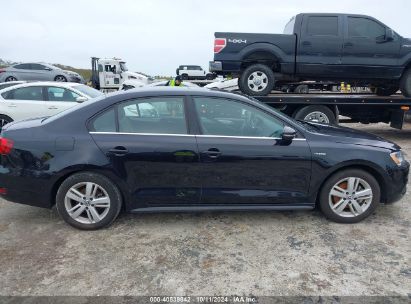 Lot #2992825148 2013 VOLKSWAGEN JETTA HYBRID SEL