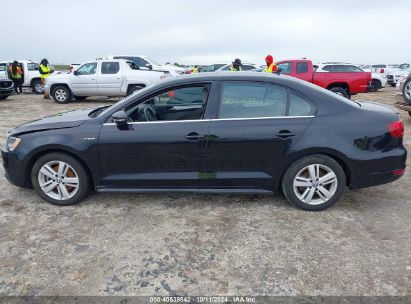 Lot #2992825148 2013 VOLKSWAGEN JETTA HYBRID SEL