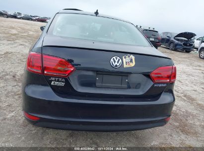 Lot #2992825148 2013 VOLKSWAGEN JETTA HYBRID SEL