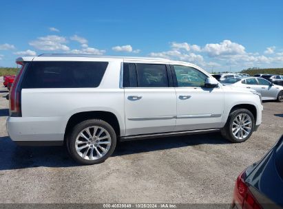 Lot #2995300162 2019 CADILLAC ESCALADE ESV PLATINUM