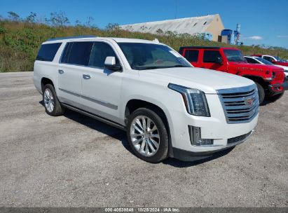 Lot #2995300162 2019 CADILLAC ESCALADE ESV PLATINUM