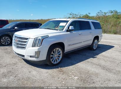 Lot #2995300162 2019 CADILLAC ESCALADE ESV PLATINUM