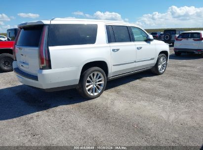 Lot #2995300162 2019 CADILLAC ESCALADE ESV PLATINUM