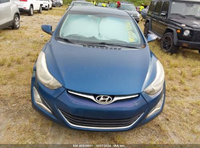 Lot #2992825144 2014 HYUNDAI ELANTRA SE