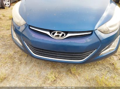 Lot #2992825144 2014 HYUNDAI ELANTRA SE