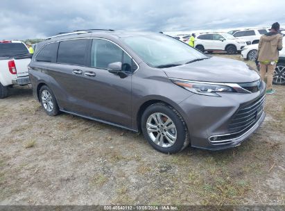 Lot #2989127301 2023 TOYOTA SIENNA PLATINUM