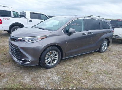 Lot #2989127301 2023 TOYOTA SIENNA PLATINUM