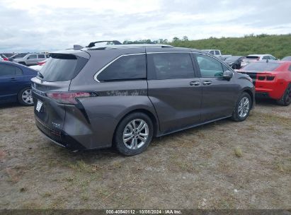 Lot #2989127301 2023 TOYOTA SIENNA PLATINUM