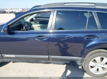 Lot #2992830022 2012 SUBARU OUTBACK 2.5I PREMIUM