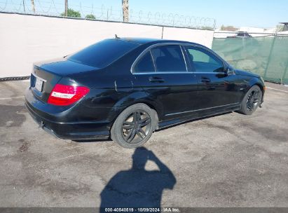 Lot #3034472612 2012 MERCEDES-BENZ C 250 LUXURY/SPORT