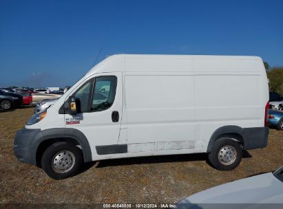 Lot #2996533926 2014 RAM PROMASTER 2500 HIGH ROOF