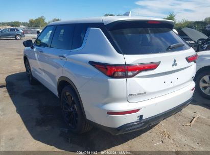 Lot #2992824813 2024 MITSUBISHI OUTLANDER SE BLACK EDITION W/PANO ROOF S-AWC