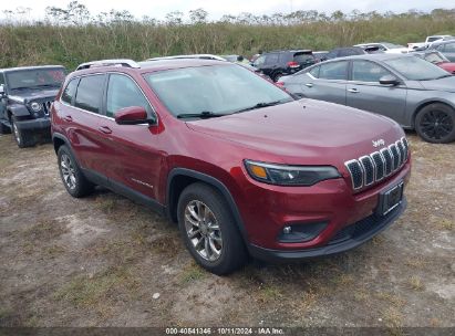 Lot #2992824781 2021 JEEP CHEROKEE LATITUDE LUX 4X4