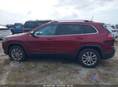 Lot #2992824781 2021 JEEP CHEROKEE LATITUDE LUX 4X4