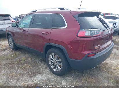 Lot #2992824781 2021 JEEP CHEROKEE LATITUDE LUX 4X4