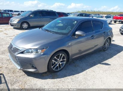 Lot #2992825111 2016 LEXUS CT 200H