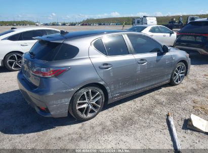 Lot #2992825111 2016 LEXUS CT 200H