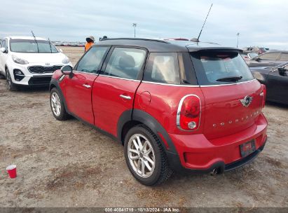 Lot #2996533919 2015 MINI COUNTRYMAN COOPER S