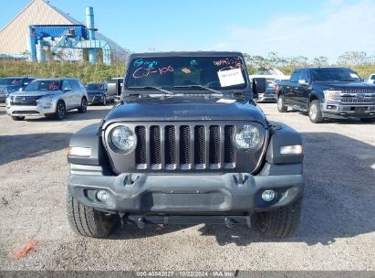 Lot #2992825029 2020 JEEP WRANGLER UNLIMITED SPORT S 4X4