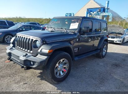 Lot #2992825029 2020 JEEP WRANGLER UNLIMITED SPORT S 4X4