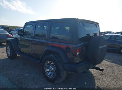 Lot #2992825029 2020 JEEP WRANGLER UNLIMITED SPORT S 4X4