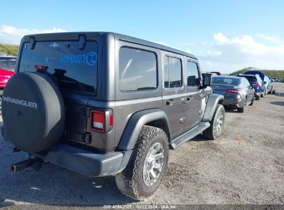 Lot #2992825029 2020 JEEP WRANGLER UNLIMITED SPORT S 4X4