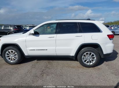 Lot #2992825010 2022 JEEP GRAND CHEROKEE WK LAREDO E 4X4