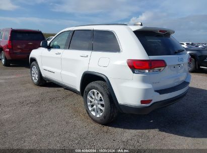 Lot #2992825010 2022 JEEP GRAND CHEROKEE WK LAREDO E 4X4