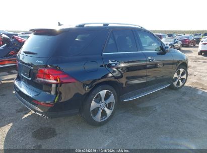 Lot #3051084430 2016 MERCEDES-BENZ GLE 350 4MATIC