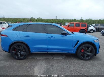 Lot #2992833797 2024 JAGUAR F-PACE SVR P550 AWD AUTOMATIC