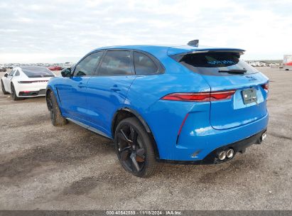 Lot #2992833797 2024 JAGUAR F-PACE SVR P550 AWD AUTOMATIC