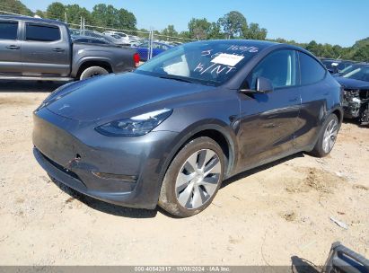 Lot #2989127342 2023 TESLA MODEL Y AWD/LONG RANGE DUAL MOTOR ALL-WHEEL DRIVE