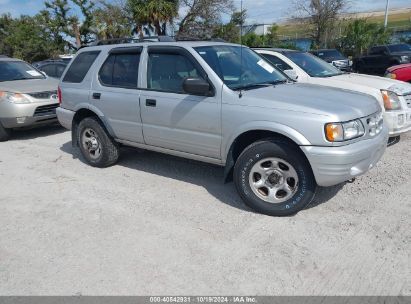 Lot #2995300307 2001 ISUZU RODEO LS 3.2L V6/LSE 3.2L V6/S 3.2L V6