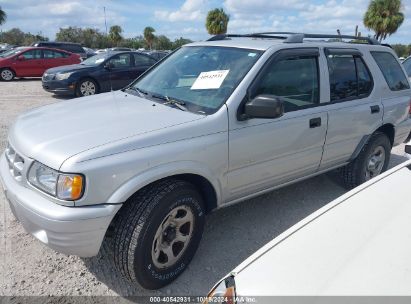 Lot #2995300307 2001 ISUZU RODEO LS 3.2L V6/LSE 3.2L V6/S 3.2L V6