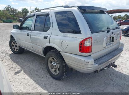 Lot #2995300307 2001 ISUZU RODEO LS 3.2L V6/LSE 3.2L V6/S 3.2L V6